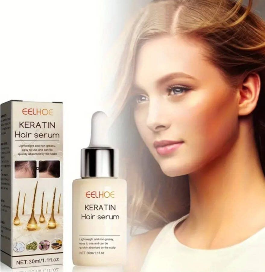 KERATIN HAAR SERUM Hydraterende Haar Verstevigende Conditioner voor Haarwortel
