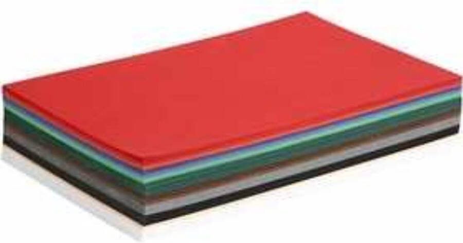 Creotime Karton Hobbykarton Kerstkarton 10 Verschillende Donkere Kleuren DIY Kaarten Maken Knutselen A4 21x29 7cm 180 grams 300 vellen