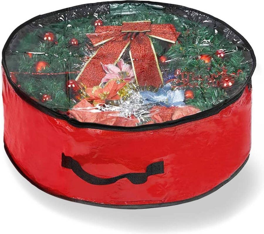 Kerstkrans opbergtassen robuust en waterdicht krans opbergtas kerstkrans opbergtas kranshouder 74 cm