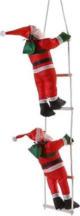 Kerstman op Ladder Klimmende Kerstman Climbing Santa 0.3kg 50cm 2 Klimmende Kerstman op ladder
