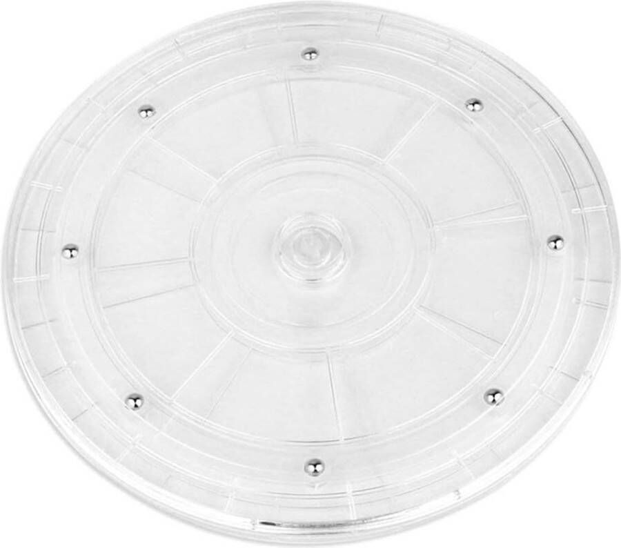Keuken draaiplateau rond kunststof draaiplateau 9 inch draaiplateau 360 graden kunststof draaiplateau multifunctioneel draaiplateau geschikt voor het plaatsen van fruit waterflessen kruidenflessen enz
