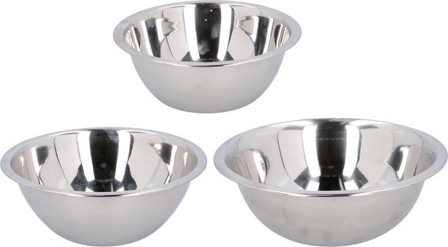 Keuken mengkommen beslagkommen set RVS 20-22-24 cm Keuken bakspullen benodigheden
