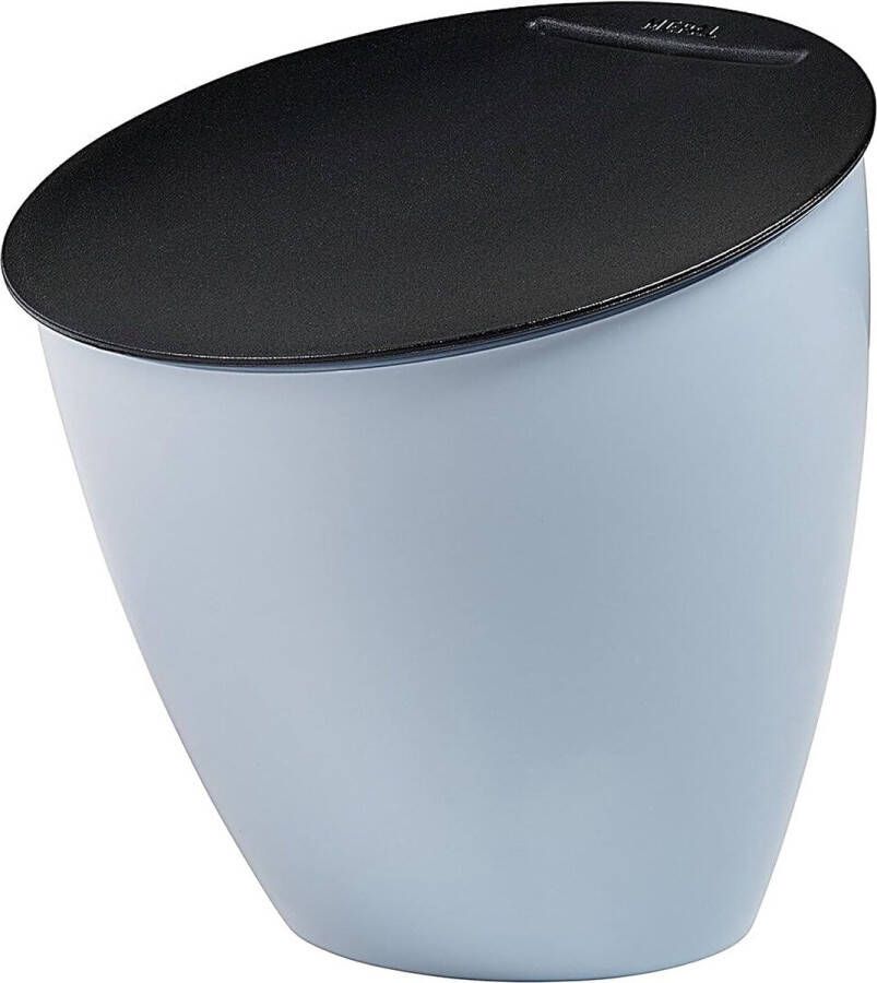 Keukenafvalbak Calypso Kleine afvalbak met deksel Compostbak keuken Ideaal voor keukenorganisatie Keukenhulpje & vaatwasmachinebestendig 2200 ml