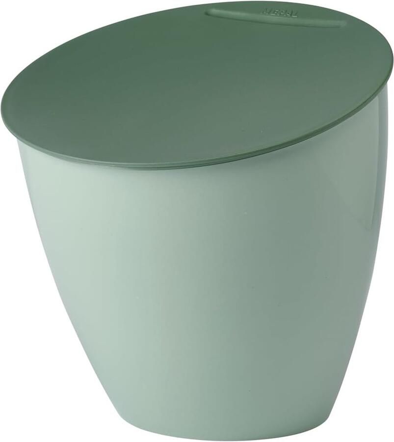 Keukenafvalemmer Calypso Kleine vuilnisemmer met deksel Compostemmer keuken Ideaal voor keukenorganisatie Keukenhulp & Vaatwasmachinebestendig 2200 ml