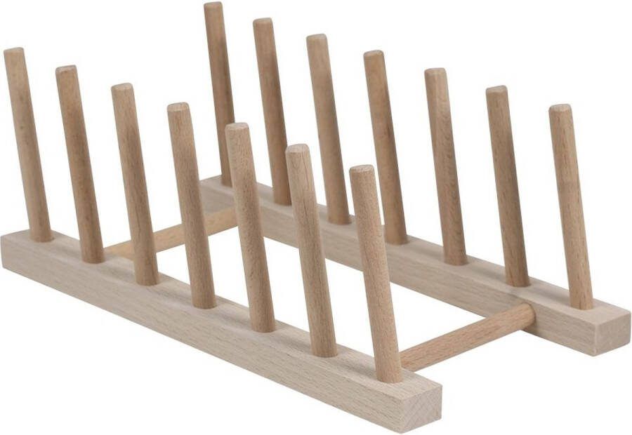 Keukenkastorganizer Bordenrek Hout