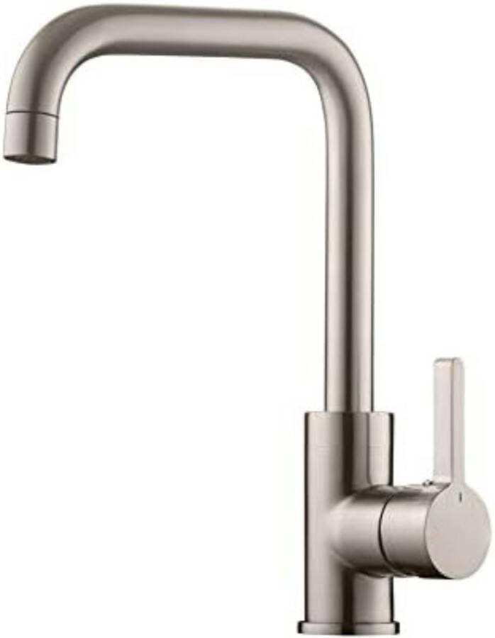 Keukenkraan Wandmontage Wandkraan Keuken Wandkraan Bovenuitloop Wandkraan Onderuitloop Muurkraan Keuken Grijs