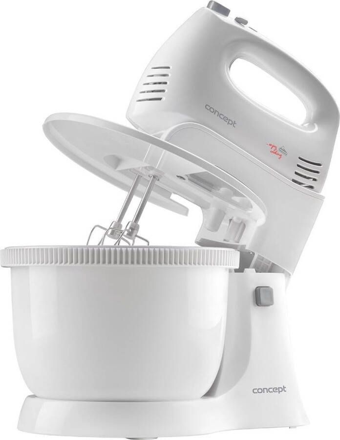 Keukenmachine Handmixer Set 300W 5 Snelheden Wit