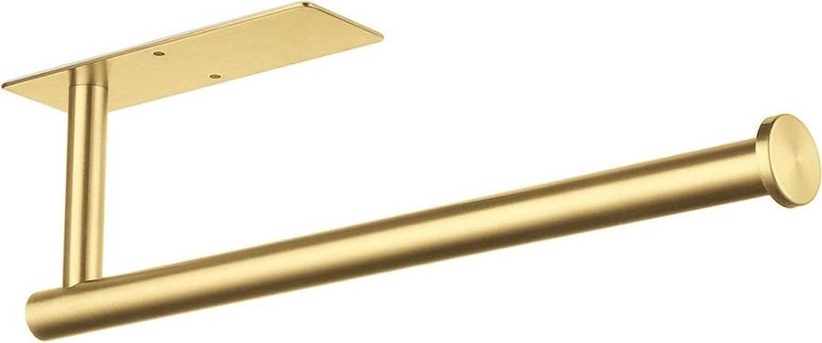 Keukenrolhouder goud zelfklevende keukenrolhouder muur roestvrij staal keukenrolhouder voor alle keukenpapier