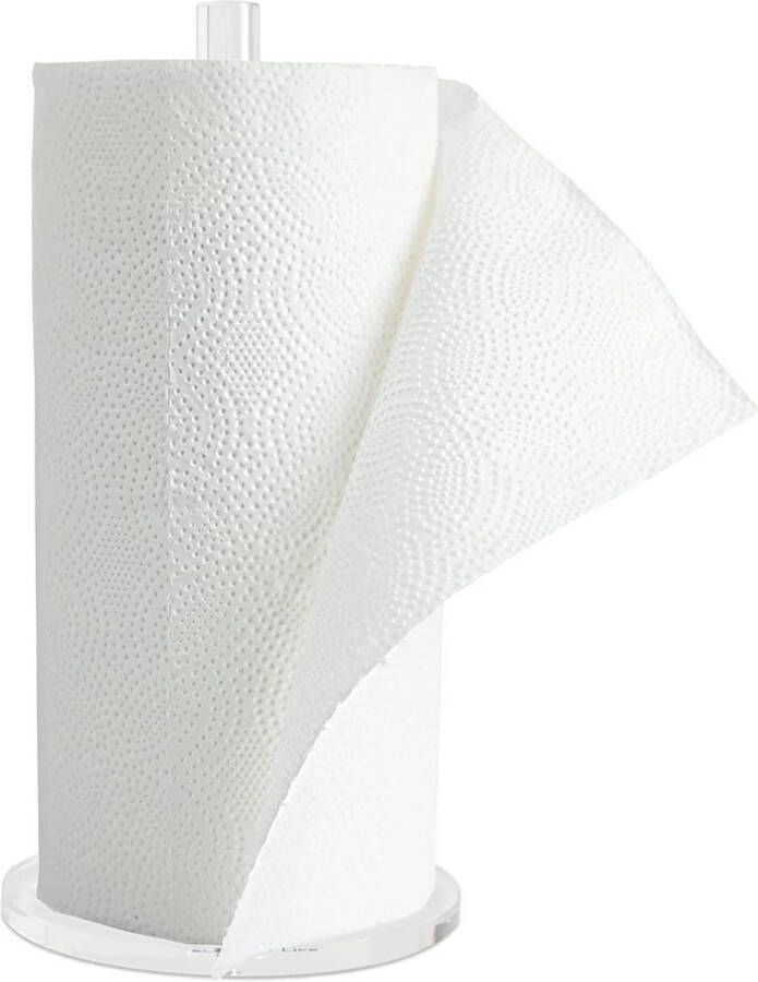 Keukenrolhouder transparante papierhouder van acryl staande rolhouder voor keukenpapier (YGC001)