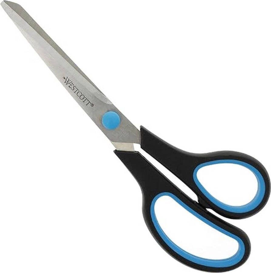 Keukenschaar E-30283 00 Easy Softgrip Schaar Roestvrije Messen Kunststof Handvat Blauw-Zwart