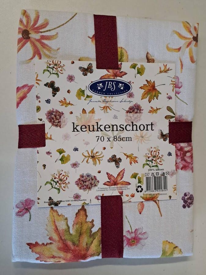 Keukenschort Janneke Brinkman Herfstbloem blad