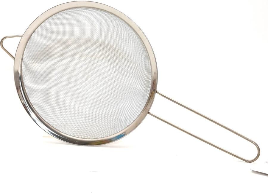 1x Keuken vergiet zeef edelstaal diameter 26 cm Keuken koken benodigdheden Zeven vergieten