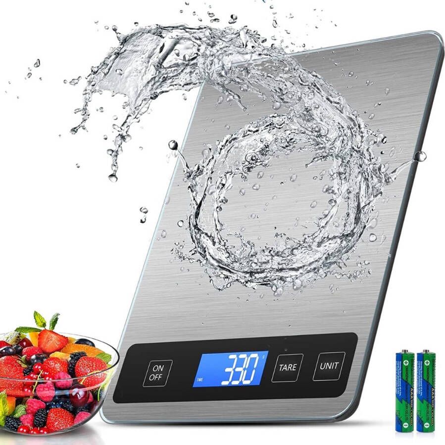 Keukenweegschaal Weegschaal Keuken Digitale Weegschaal Precisie Weegschaal LCD Scherm