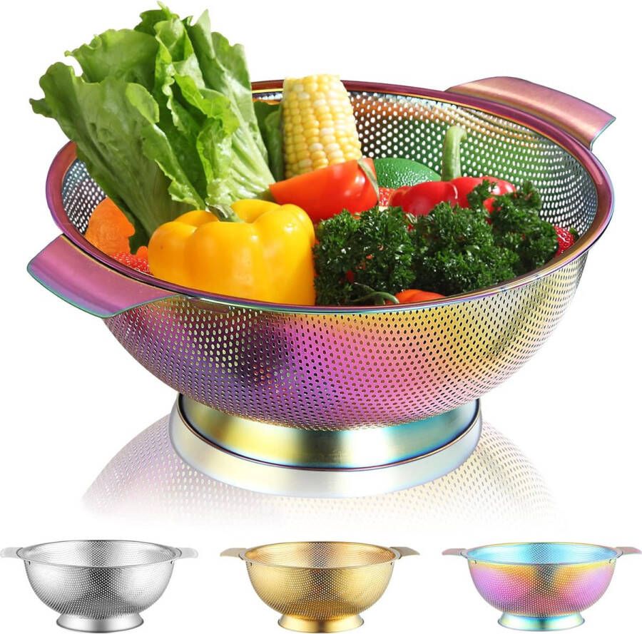 Keukenzeef fijne netzeef pasta strainer with handle micro perforated kitchen strainer metal strainer-1pc