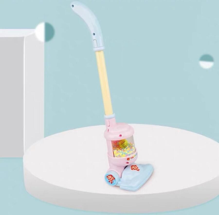 Kinder Stofzuiger Grasmaaier Speelgoed – Grasmachine – Duwspeelgoed – Binnen Speelgoed Blauw