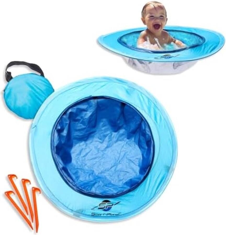Kinderbadje Arctic Friends opblaasbaar 74 x 18 cm zwembad met 2 ringen voor kinderen kinderzwembad babyzwembad zwembad