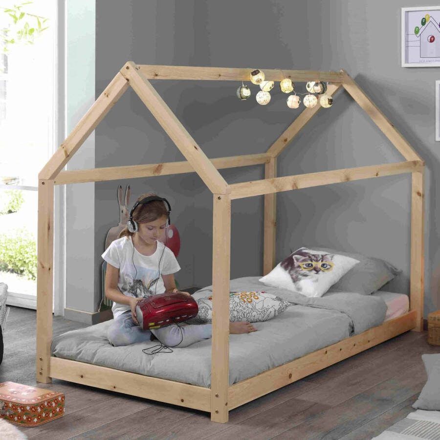 Kinderbed Dreamhouse Grenen Hoogte 142 cm