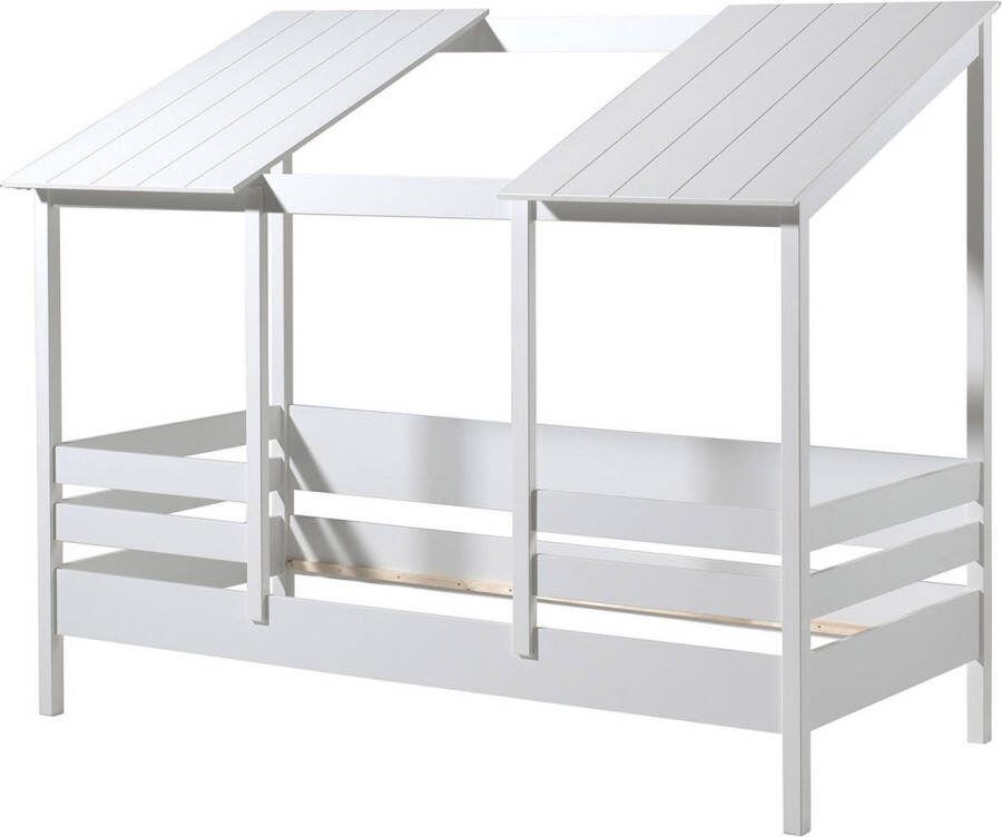 Kinderbed Kira Wit MDF Grenenhout Hoogte 174 cm