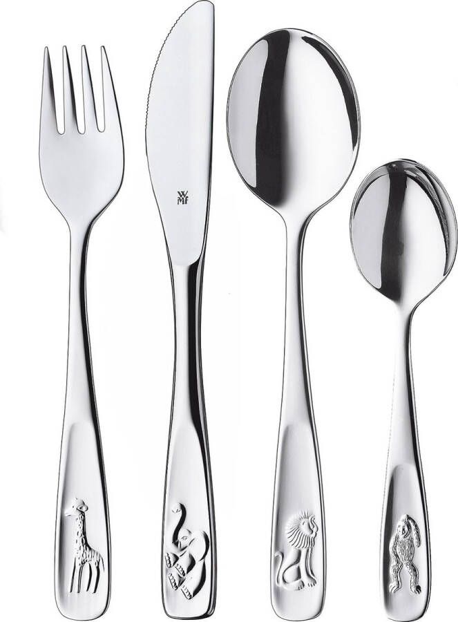Kinderbestek Set 4-Piece kinderbestek roestvrij staal bestekkinderen van 3 jaar