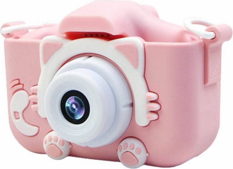 Kindercamera digitaal Kindercamera's – Camera Voor Kinderen Roze Poes