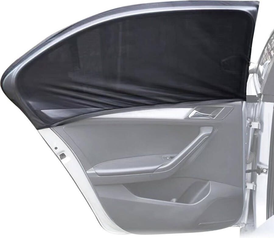 Kinderen Auto Zonbescherming Set van 2 Auto Zonnescherm Baby UV-Bescherming met Rits
