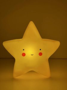 Kinderlampje Nachtlamp Ster Kinderkamer Geel Baby Star