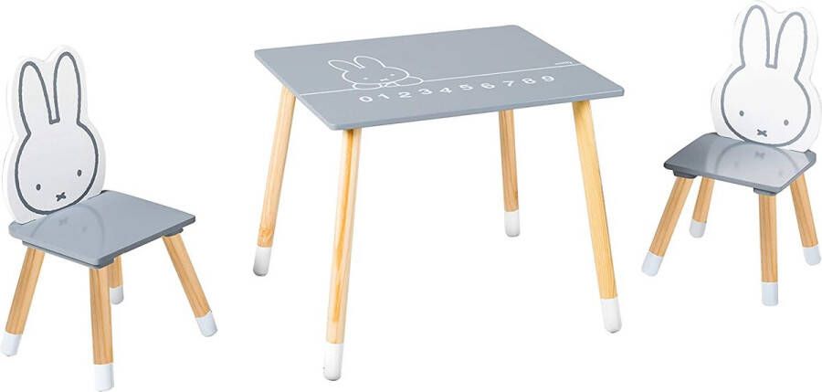 Kindertafel met stoelen – kindertafeltje – kinderkamer – duurzaam