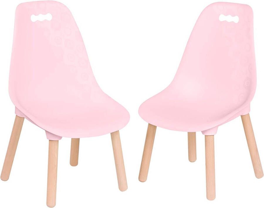 Kindertafel met stoelen – kindertafeltje – kinderkamer – duurzaam 37 x 42 x 66 cm