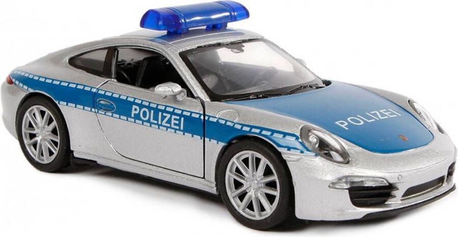 Kinsmart Schaalmodel Porsche 911 Carrera S 1:38 Aluminium Zilver