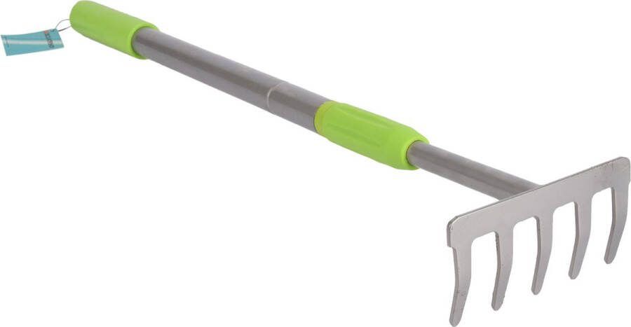 Kinzo Telescopische Hark 63-90cm Pvc staal