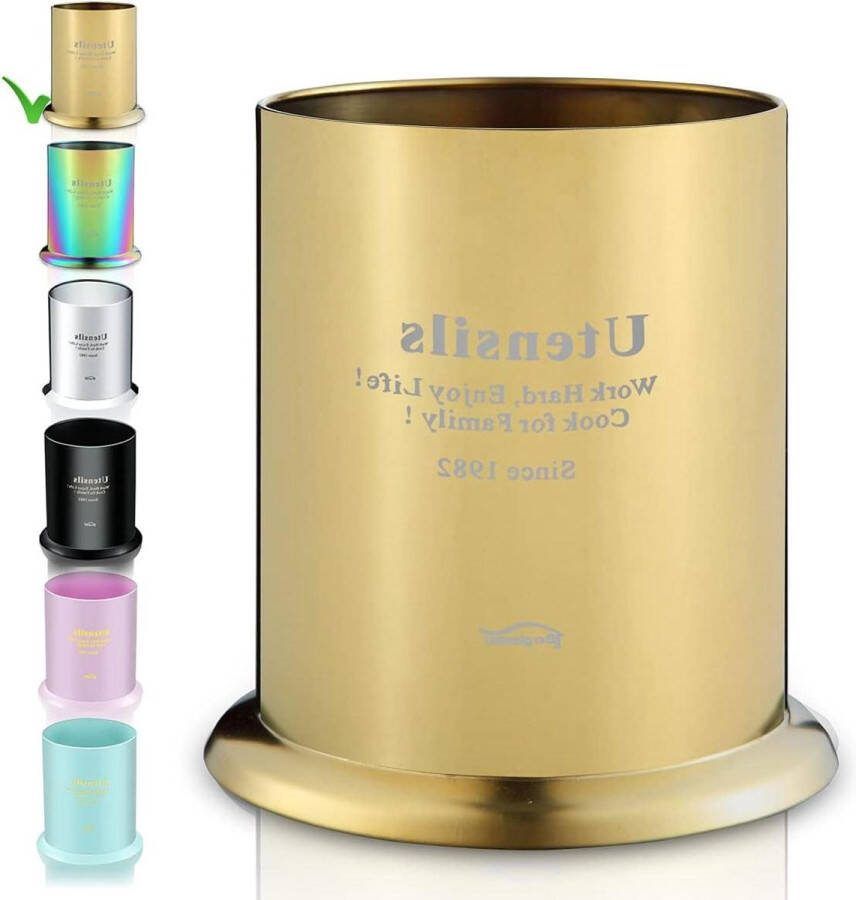 Kitchen Utensil Holder Berglander Stainless Steel with Titanium Coating for Worktop Organization spatelpot