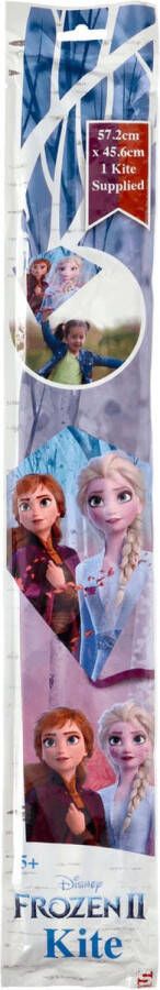 Kite Frozen Vlieger Multicolor 57 x 54 cm Strand Zomer Vliegeren Elsa Anna