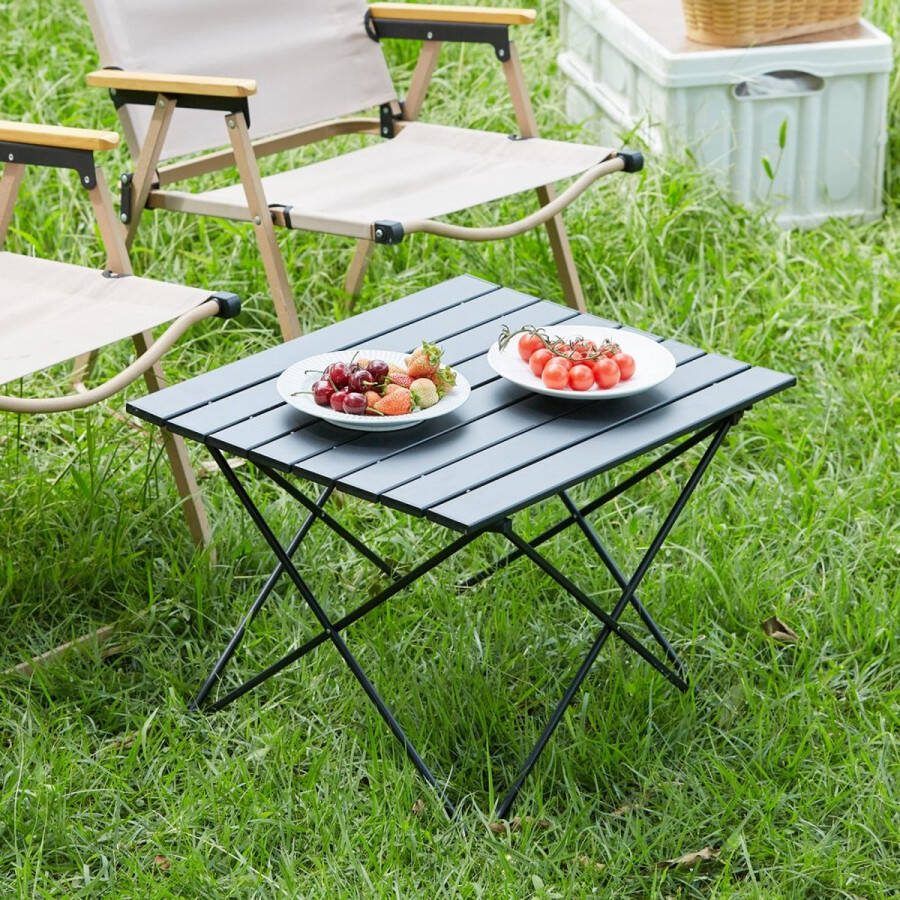 Klaptafel campingtafel 565x460x405 mm opvouwbare tuintafel balkontafel multifunctionele tafel 30 kg belastbaar aluminium campingtafel klaptafel hittebestendig draagbaar
