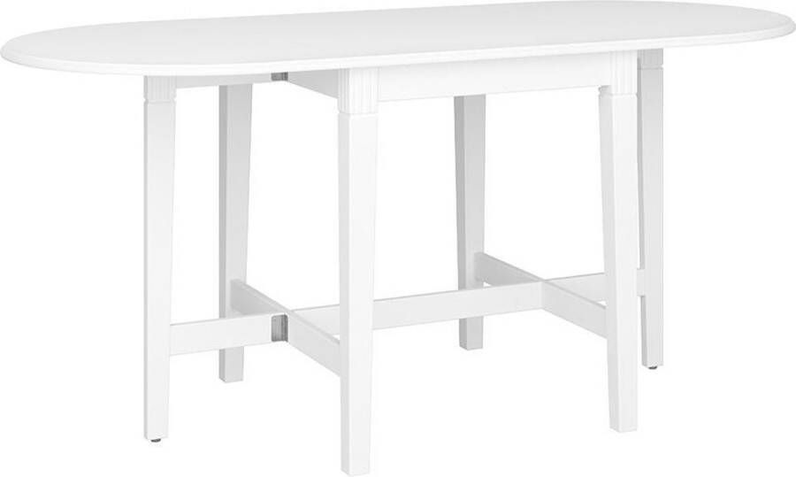 Leen Bakker Eetkamertafel Venice wit 75x166x75 cm
