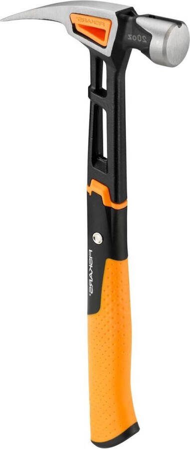 Klauwhamer 34 cm lengte 082 kg gewicht zwart oranje IsoCore professioneel gebruik