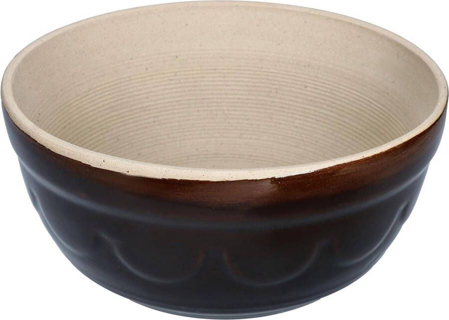 Kleikom Ø 24 cm keramische mengkom bakschaal deegkom van aardewerk kom roerpan
