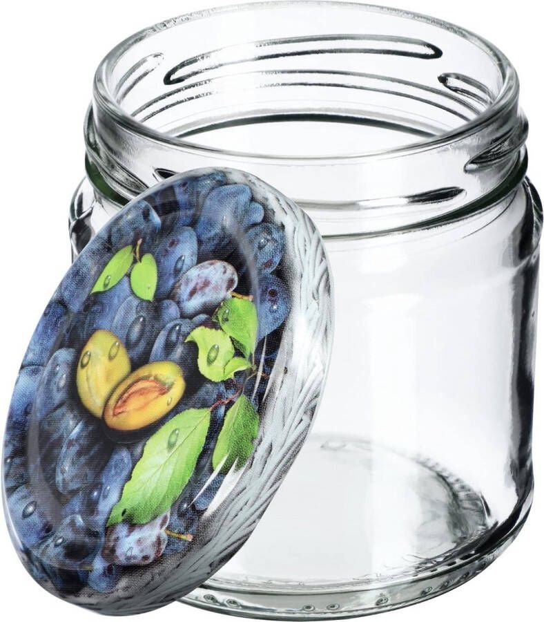 Kleine 200 ml inmaakpotten Diameter 66 mm Honing en specerijen Luchtdicht Weckpotten Ronde potten 10 stuks pruimen jampotjes met deksel