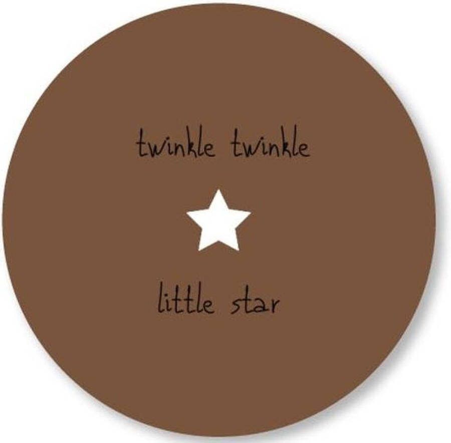 Kleine Binky Muurcirkel Twinkle brown Forex 25cm