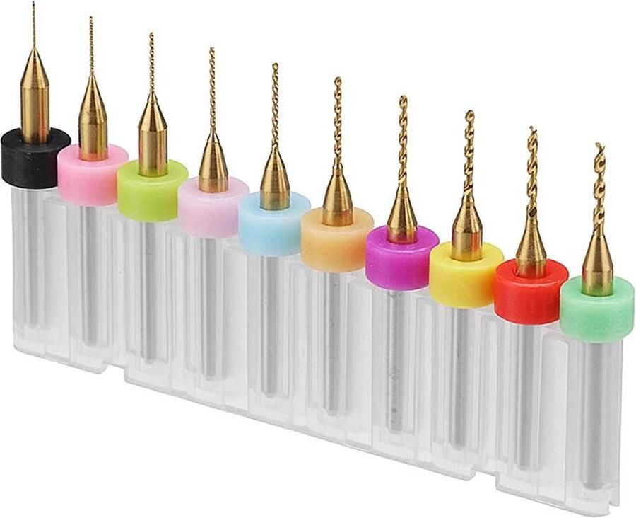 Kleine boren met dikke schacht 0 3mm t m 30mm (Set van 30)