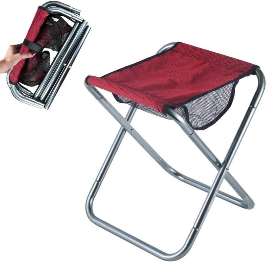 Kleine draagbare opvouwbare kruk Mini opvouwbare stoelen voor buiten kamperen Opvouwbare kampeerkruk Lichtgewicht voor kamperen vissen picknicken reizen en wandelen