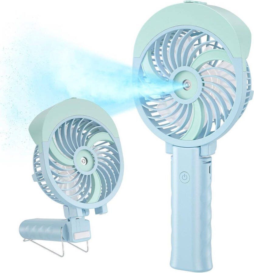 Kleine Koeling Vernevelingsventilator USB Oplaadbaar Op Batterijen Reisventilator met Waternevel