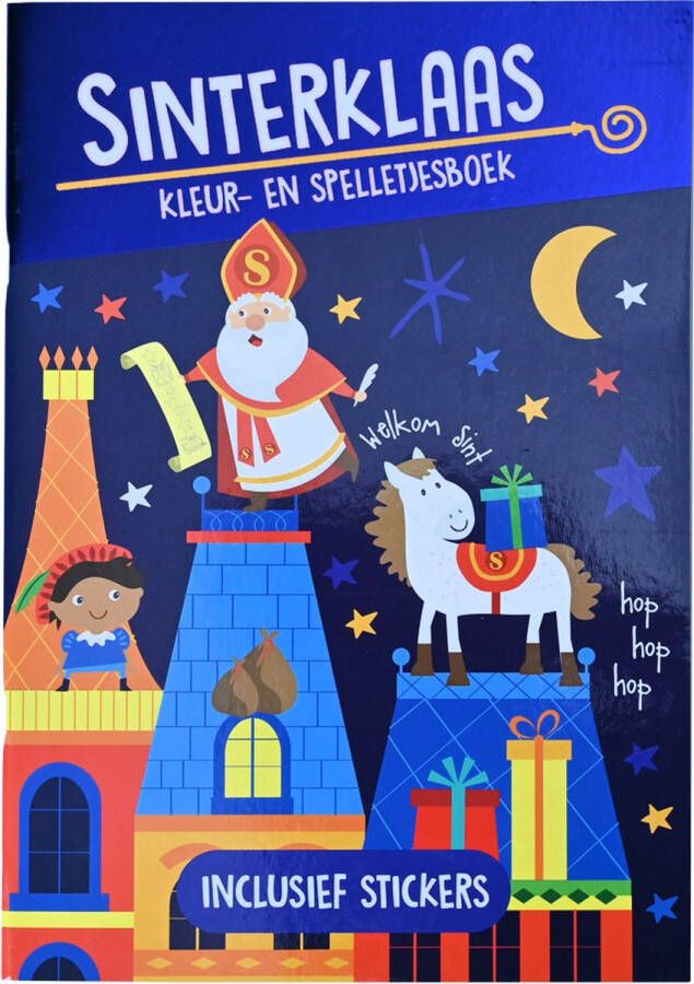 Kleur- en Activiteiten boek Sinterklaas Doeboek voor Kinderen Knutselboek Tekenboek voor Kinderen Tekenen Kinderen Kleurplaten Tekenblok voor Kinderen 44 Pagina's 29 7 x 21 cm Vanaf 3 jaar Multi Kleuren