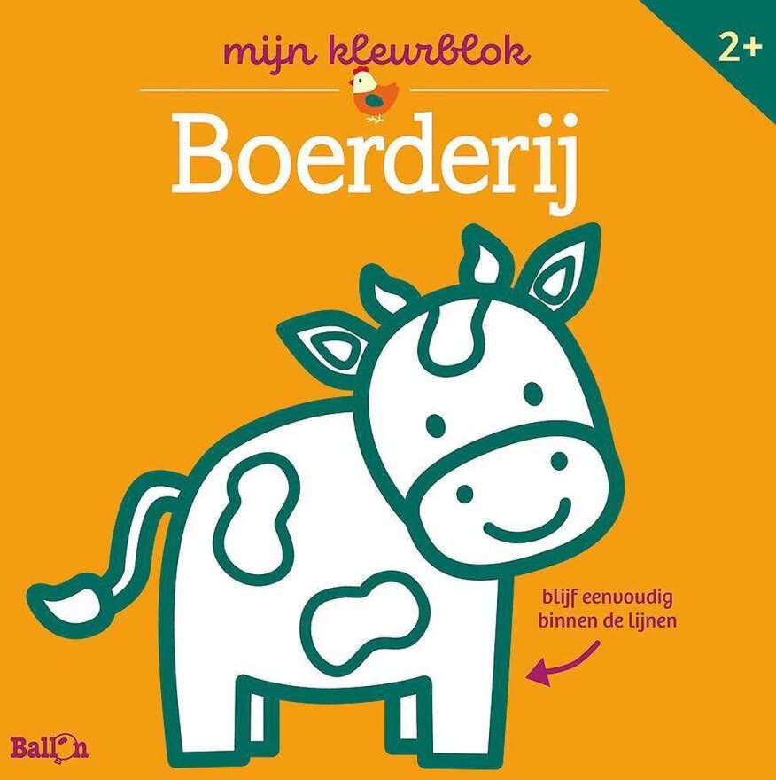 Kleurblok Junior 1 Kleurblok Junior Boerderij (dikke lijnen)