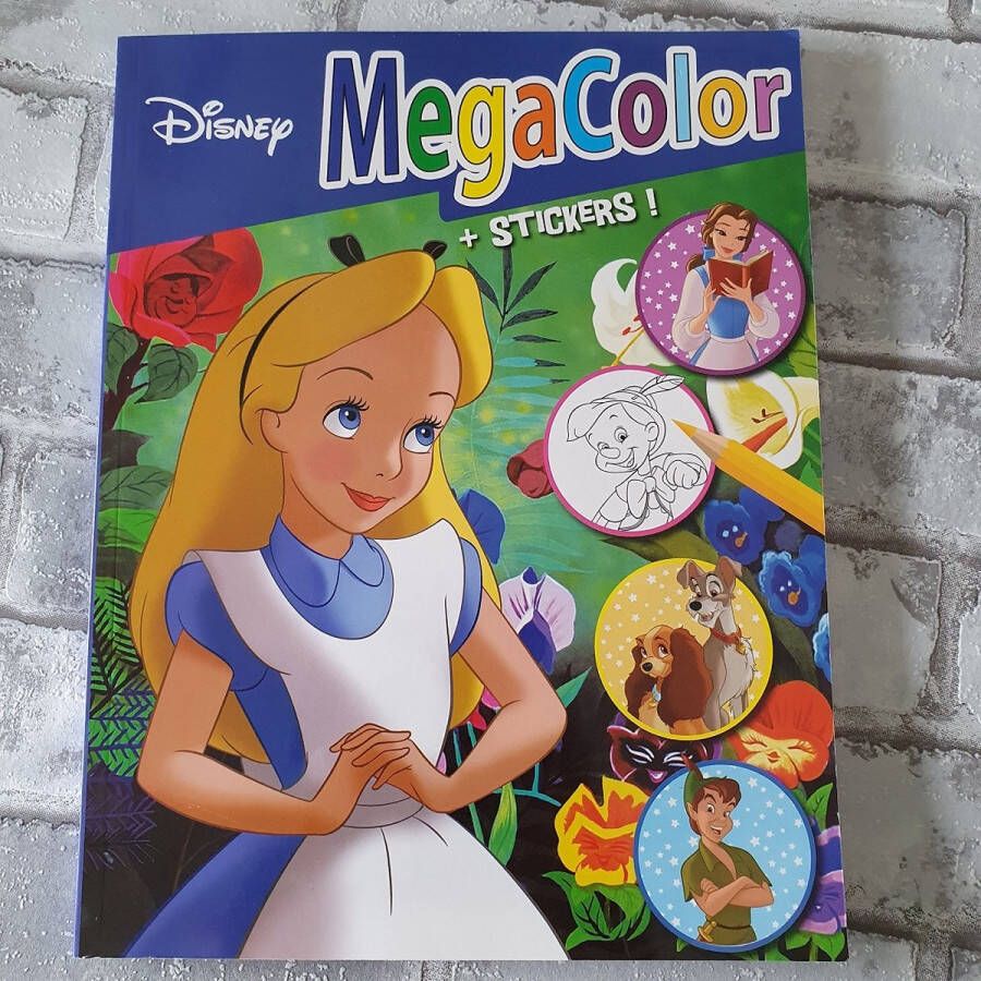 Kleurboek disney Extra dik! Met 25 stickers Disney MegaColor kleur- en stickerboek Kleurboek Stickers Sticker Knutselen voor kinderen Knutselen voor meisjes