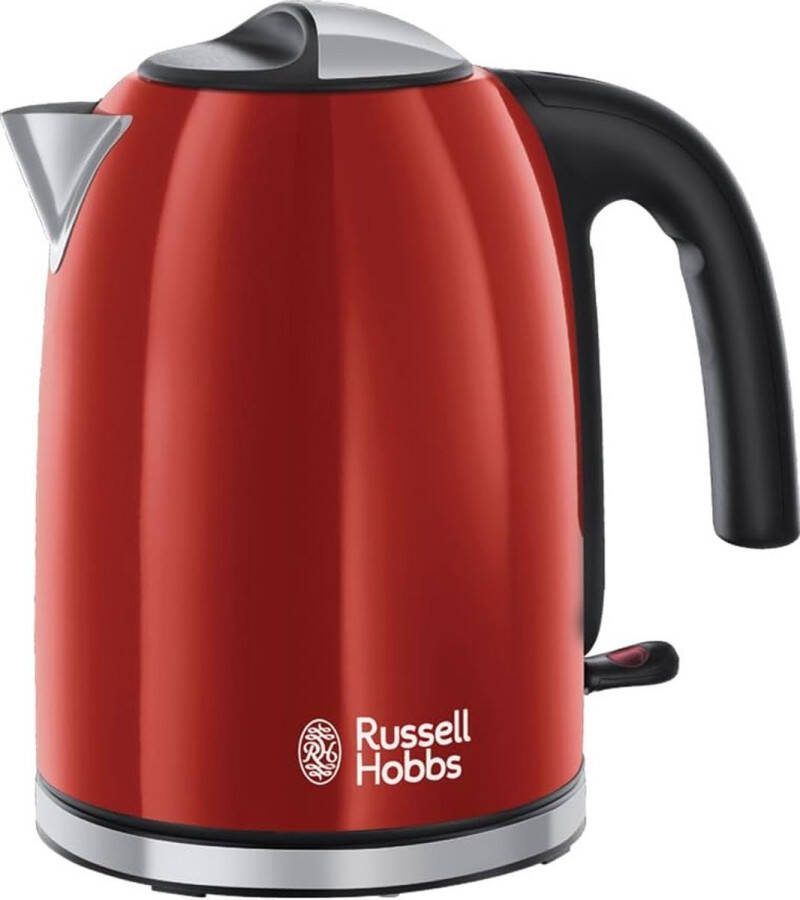 Kleuren Plus+ Flame Red Waterkoker Rood (1 7L) snelkookpan