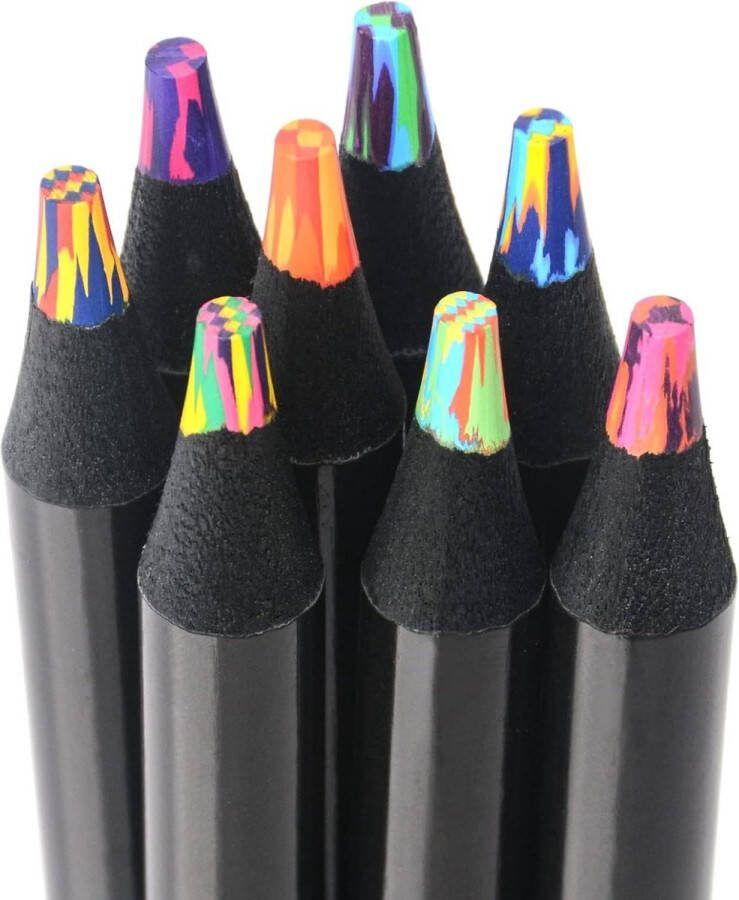 Kleurpotloden Jumbo regenboogpotloden Meerkleurige potloden voor volwassenen en kinderen Kunsttekenen schetsen