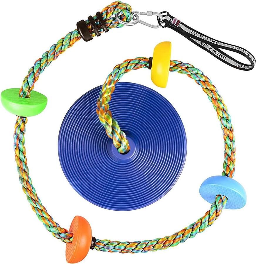 Klimtouw Swing Boom Kids Swing Platform en Disc Swing Seat Set Speelset Accessoires met Schommelrek