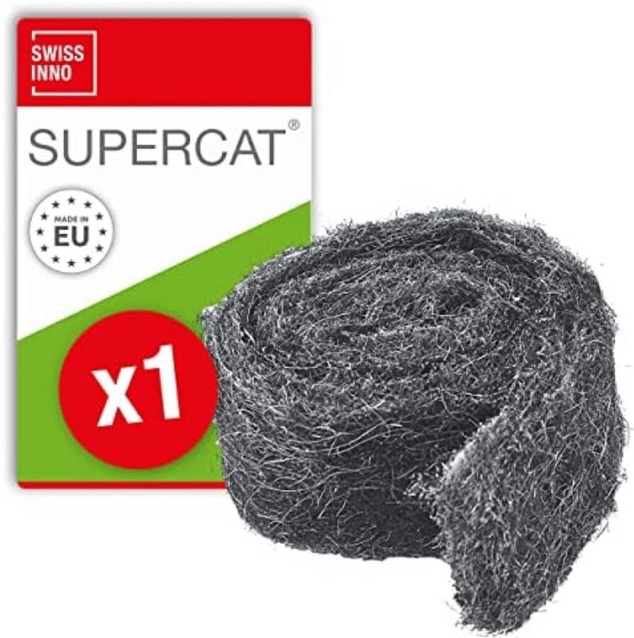 Knaagdier- ongedierte- en insectenbescherming staalwol 100% ondoordringbare barrière ook geschikt voor muizen ratten vogels en slakken. Dichte roestvrije constructie. 50 cm lang