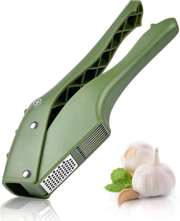 Knoflookpers 2-in-1 knoflooksnijder vaatwasmachinebestendig eenvoudig schoon te maken knoflookpers