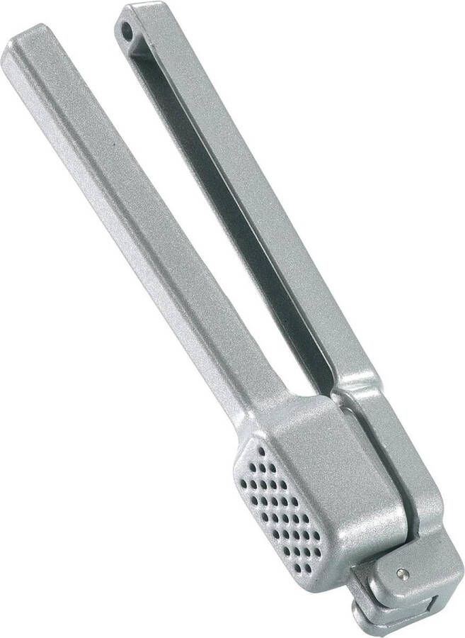 Knoflookpers aluminium 152 x 25 x 31 cm Biopress zilver retroverpakking keukenaccessoires